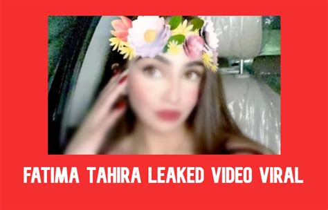 fatima tahir leak video|Fatima Tahir